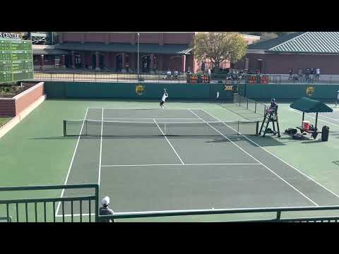 Tadeas Paroulek from baylor men’s tennis makes it to quarterfinals in ITA Texas Regionals-10/15/2022