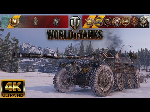 Panhard EBR 105 - Arctic Region map - 10 kills - 7,1k damage Kolobanov World of Tanks replay 4K