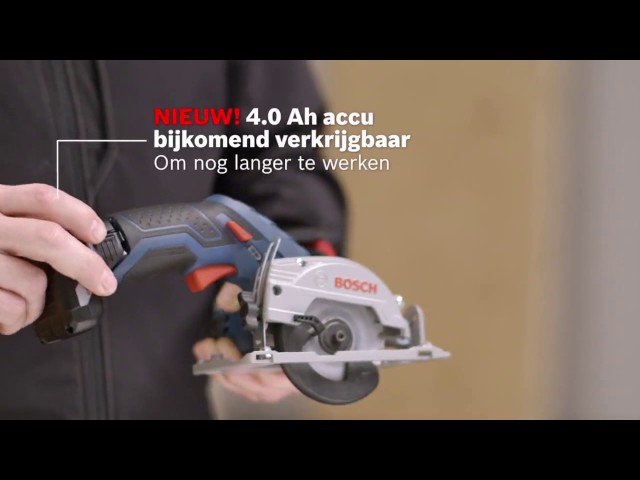 Bosch GKS 12V-26 12V Li-Ion Accu cirkelzaag body in L-Boxx - 85mm-image
