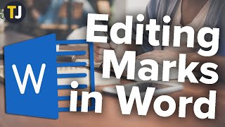 How to Remove Editing Marks in Word!