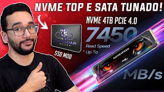 Peguei SSD NVME 4TB Movespeed do AliExpress e Ganhei um SSD TUNADO e Personalizado!