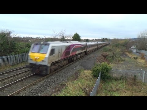 IE 201 Class loco 206 + Enterprise Train - Musgrave Park 16/12/15