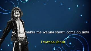 Michael Jackson - Shout - English lyric