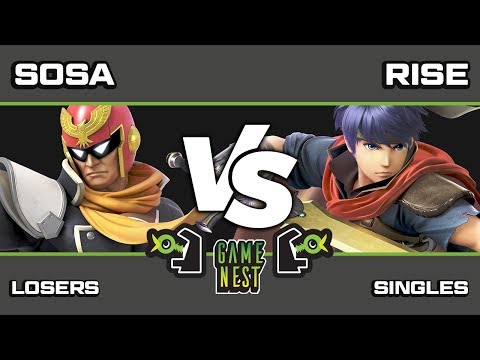 Game Nest Smash It Up: Sosa (Capt. Falcon) vs Rise (Ike) - Losers Round 3 [Offstream]