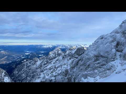 Zugspitze - Eibsee mit der Seilbahn (Zeitraffer)