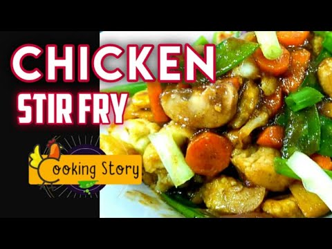CHICKEN STIR FRY WITH VEGETABLES | Ayam Goreng Dengan Sayur | In Tamil