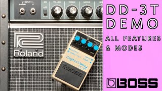 Video thumbnail for Radiohead, Slowdive & Boss DD-3 Delay | NEW DD-3T Demo & Roland JC-40 Tricks by pedal partners