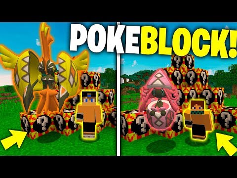 Minecraft ITA | I LUCKY BLOCK DEI POKEMON! SQUADRE FULL LEGGENDARI! - PokeBlock