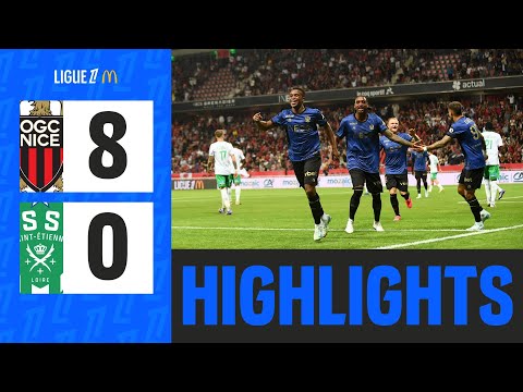 OGC NICE - AS SAINT-ÉTIENNE (8-0) - 5ème journée - Ligue 1 McDonald's 24/25