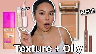 I Tested NEW Affordable Makeup on TEXTURED + OILY Skin… (WEAR TEST!)