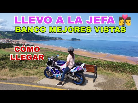 🏖️CÓMO LLEGAR AL BANCO CON LA MEJORES VISTAS DEL MUNDO en ZARAUTZ con LA JEFA 👩‍❤️‍💋‍👨🥰🤣