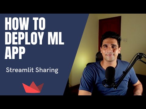 How to deploy ML app in 2 mins | Streamlit Sharing