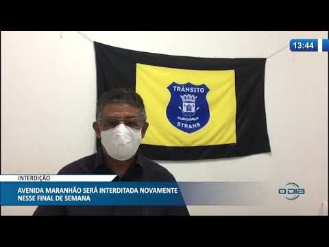 STRANS interdita Avenida Maranhão para obras da rede fluvial 16 10 2020