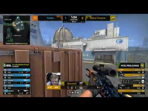 [CS:GO] AMAZING ELECTRONIC! FNATIC VS NAVI (ESL Pro League Season 10 Finals) #twitch