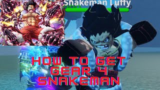 How to get NEW GEAR 4 SNAKEMAN - AOPG