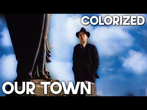 Our Town | COLORIZED | William Holden | Classic Romantic Movie | Drama