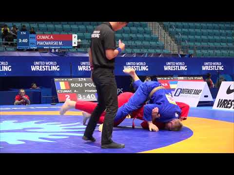 1/4 Men's GP Gi - +100 kg: A. CIUMAC (ROU) v. M. PIWOWARSKI (POL)