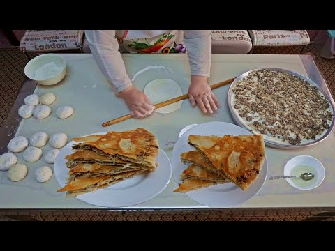 Crispy Borek with Minced Meat in the oven | homemade minced meat pastry | Making minced meat borek