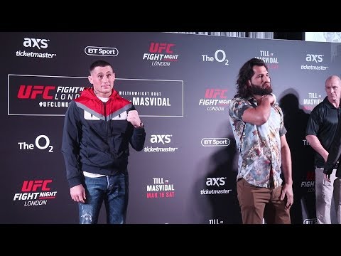 Darren Till vs. Jorge Masvidal Staredown | UFC London Media Day