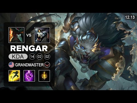 Rengar vs Gangplank Top - NA Grandmaster - Patch 12.13 Season 12