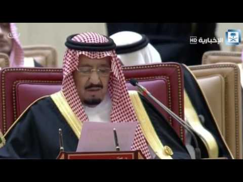 كلمة خادم الحرمين في القمة الخليجية الـ ٣٧