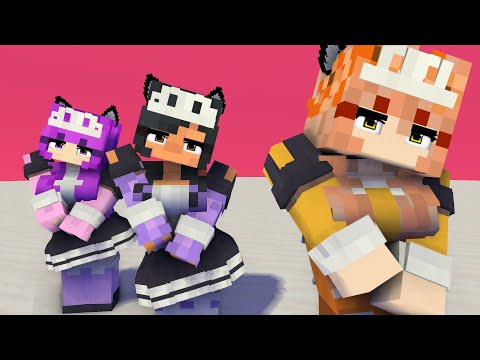 TUTU CAPTURED LOVE MEME APHMAU MAID FRIENDS MIA AND ZOEY - MINECRAFT ANIMATION #shorts