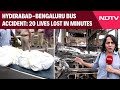 Andhra Bus Fire Accident 20 Dead As Hyderabad Bengaluru Bus Bursts Into Flames After Horrid Crash