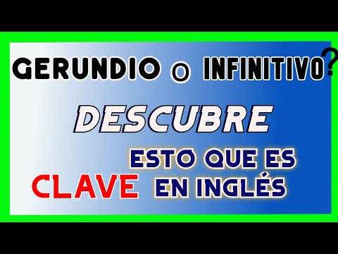¡DESCUBRE EL TRUCO! Diferencias Clave entre Gerundio e Infinitivo 2025