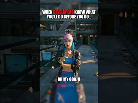 Yes... The Developers knew you'd try that #shorts #cyberpunk