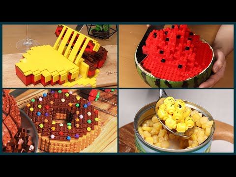 Lego In Real Life 3 - Lego Stop motion Cooking Series 4 binge viewing & ASMRHello.