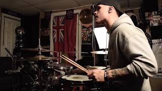 Gary Numan - Blind ( partial drum cover by Braydon Scammell )
