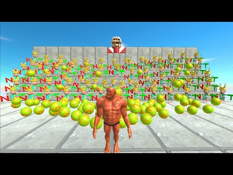 100 Crypto Bro vs All units - Animal Revolt Battle Simulator