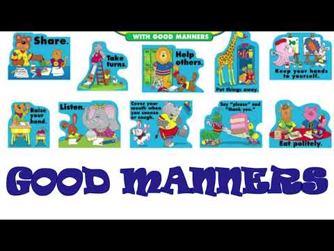 Learn Good Manners For Kids Learn How To Be kind Good Manners For Children in Eng|ish Good Habits