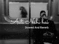 Aati Nahi Hai Bloody Ishq Slowed Reverb Lo Fi Songs