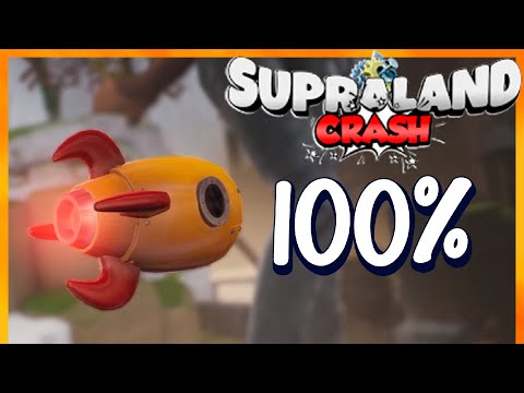 Supraland Crash DLC - Full Walkthrough (No Commentary) - 100% Achievements