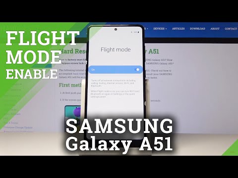 How to Activate Airplane Mode in Samsung Galaxy A51 – Flight Mode