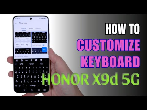 How to customize Keyboard on Honor X9d 5G