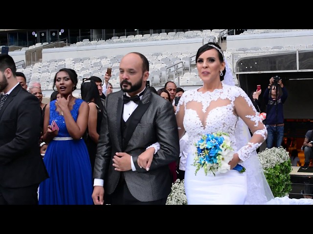 Primeiro casamento no Mineirão
