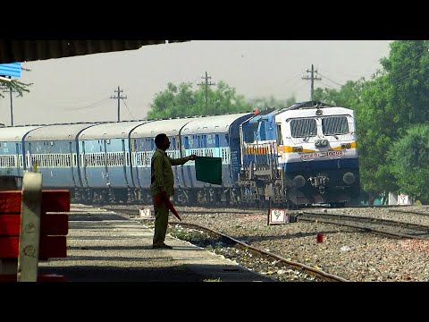 Heavy Diesel Rail Traffic towards Resurgent Rajasthan : The territory of Diesel Monsters Video