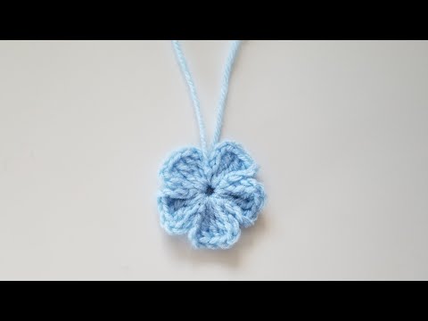 How to Crochet a FLOWER - Absolute Beginners Tutorial