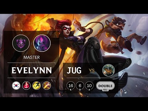 Evelynn Jungle vs Olaf - KR Master Patch 9.11