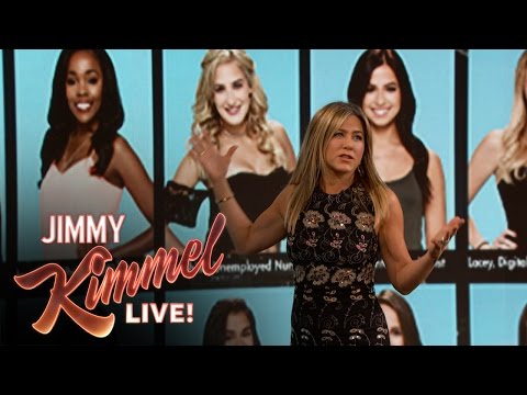 Bachelor Superfan Jennifer Aniston Judges The New Contestants With Jimmy Kimmel!