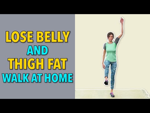 Lose Belly Fat And Thigh Fat With These Easy Home Exercises