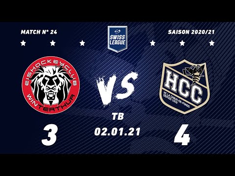 02.01.2021 EHC Winterthur - HC La Chaux-de-Fonds (3-4) TB