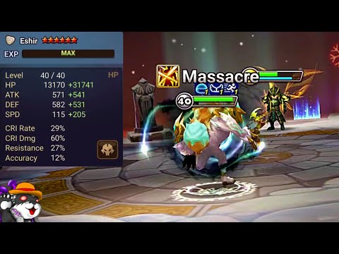 The Power Of 2A Eshir | Summoners War RTA