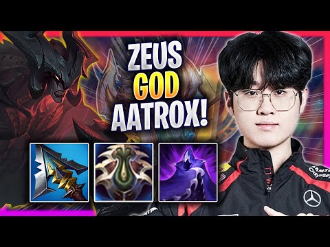 ZEUS IS A GOD WITH AATROX! - T1 Zeus Plays Aatrox TOP vs Udyr! | Season 2024