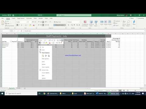 SAM 2 - Part 2 Spreadsheet ActivitySAM 1 - Part 1 Spreadsheet Activity