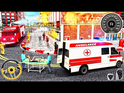 NY City FireFighter Adventure - Rescue Mission (Ambulance) - New Best GamePlay
