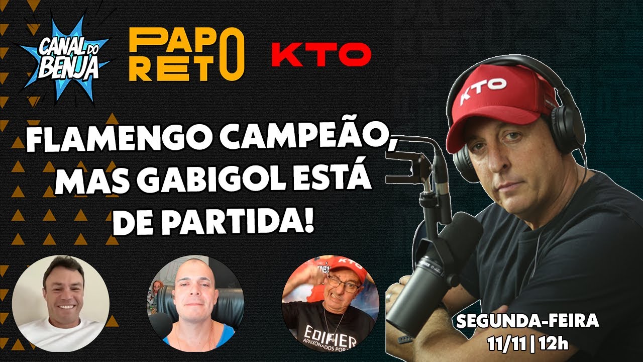 Papo Reto com Benja, Gladiador, Mano e Véio - ep. 352 - 11/11/2024