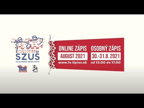 Zápis do SZUŠ Folklórneho súboru Liptov